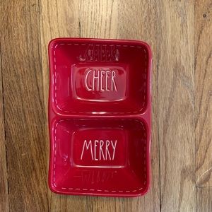 Rae Dunn MERRY CHEER Christmas Dish